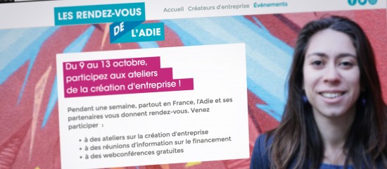 Ateliers de la création : en octobre, l’Adie donne rendez-vous aux entrepreneurs