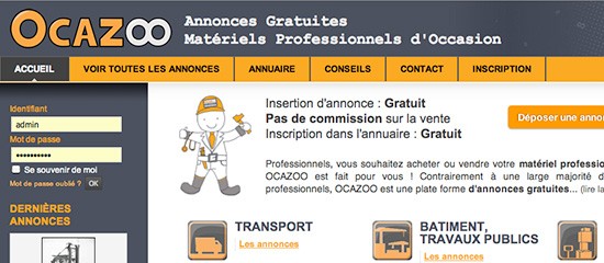 Ocazoo : la première plate-forme de matériels professionnels d’occasion