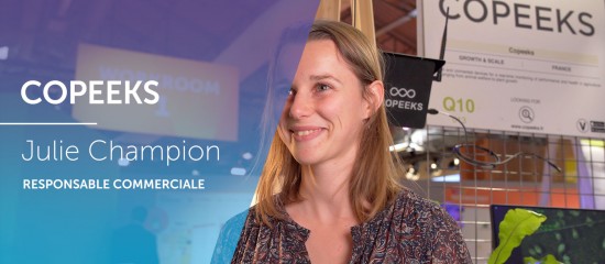 Julie Champion, responsable commerciale de Copeeks