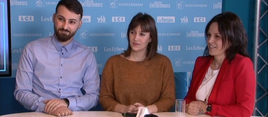 Laure Monastier, Anne-Lise Simmonet et Dimitri Rucki, artisans