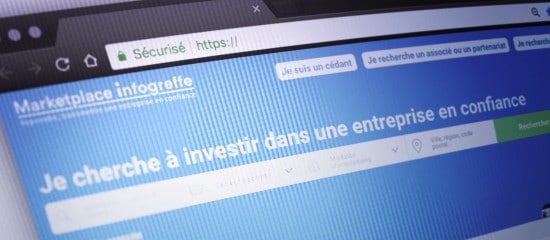 Reprendre une entreprise via la marketplace Infogreffe
