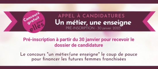 Un concours pour récompenser les femmes qui entreprennent en franchise